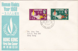HONG KONG - FDC -  BUSTA  PRIMO GIORNO  - 1968 - FDC
