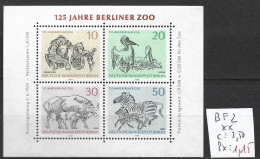 ALLEMAGNE BERLIN BF 2 ** Côte 3.50 € - Blocks & Sheetlets