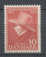 DANEMARK 1955 N° 366 ** Neuf MNH  Superbe Philosophe Théologien Soren Kierkegaard - Neufs