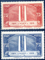 France N°316 Et 317 Neuf** - (F318) - Ungebraucht