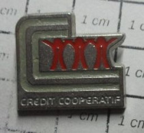 512D Pin's Pins / Beau Et Rare / BANQUES / CREDIT COOPERATIF - Banques