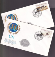 UNO NEW YORK 1985 Mi-Nr. 470/71 FDC - FDC