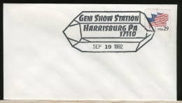 USA - HARRISBURG - GEM SHOW - SEP 19 1992  -  SEP 20 1992   -  N° 2 Covers - Minerals