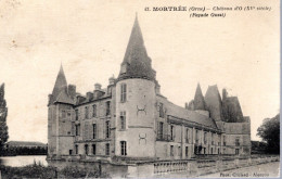 CPA - 61 - Mortrée - Château D'O (façade Ouest) - Mortree