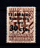 España (Barcelona-Telégrafos) Nº 20d. Año 1942/45 - Barcelona