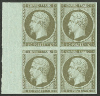 ** No 11a, Bloc De Quatre Bdf, Très Frais. - TB - 1853-1860 Napoleon III