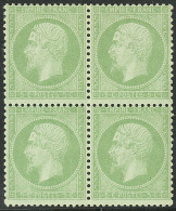 * No 20, Bloc De Quatre (un Ex **). - TB - 1862 Napoleone III