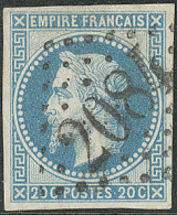 Non Dentelé. No 29Ae, Type I, Obl Gc 2084 De Lorient, Jolie Pièce. - TB. - RR - 1863-1870 Napoleone III Con Gli Allori