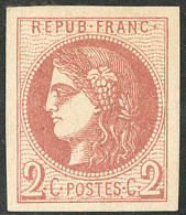 * No 40Ba, Rouge-brique, Jolie Pièce. - TB. - R - 1870 Ausgabe Bordeaux