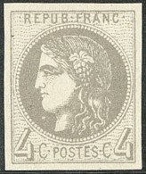 (*) No 41Bd, Gris Foncé, Très Frais. - TB - 1870 Bordeaux Printing