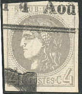 No 41Bd, Impression Typographique, Pelurage Au Verso Mais Jolie Pièce. - TB - 1870 Emisión De Bordeaux