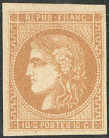 * No 43Ac, Bistre Foncé, Très Frais. - TB. - R - 1870 Emisión De Bordeaux