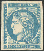 * No 45B, Bleu Report II, Jolie Pièce. - TB. - R - 1870 Uitgave Van Bordeaux