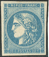 * No 45C, Bleu Report III, Très Frais. - TB. - R - 1870 Emission De Bordeaux
