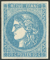 * No 46A, Bleu Report I, Jolie Pièce. - TB. - R - 1870 Emissione Di Bordeaux