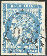 No 46Ad, Outremer, Obl Gc 3207. - TB - 1870 Ausgabe Bordeaux