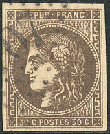 No 47b, Brun-noir, Très Frais. - TB. - R - 1870 Emission De Bordeaux