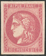 * No 49d, Groseille, Nuance Foncée, Jolie Pièce. - TB. - R - 1870 Uitgave Van Bordeaux