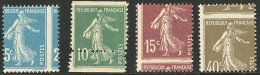 ** Piquage à Cheval. No 140IAr, 159IAf, 189In, 193Id *. - TB (N°et Cote Spink-Maury : - Andere & Zonder Classificatie