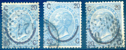 Italie N°22 Type I, II Et III - (F336) - Usados