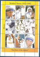 1998 BHOUTAN 1264-72** Mère Terésa, Pape Jean-Paul II, Diana, Côte 9.00 - Bhoutan