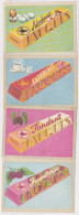 TRADE CARDS, CHOCOLATE, JACQUES, CHOCOLATE BARS, 4X - Jacques