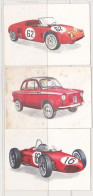 TRADE CARDS, CHOCOLATE, JACQUES, CARS OF 1962, 3X - Jacques