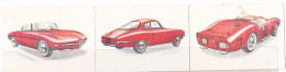 TRADE CARDS, CHOCOLATE, JACQUES, CARS OF 1962, 3X - Jacques