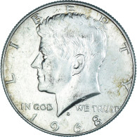 Monnaie, États-Unis, Kennedy Half Dollar, Half Dollar, 1968, U.S. Mint, Denver - 1964-…: Kennedy