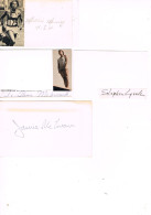 JEUX OLYMPIQUES - AUTOGRAPHES DE MEDAILLES OLYMPIQUES - CONCURRENTS DES ETATS-UNIS  - - Handtekening