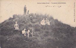 HEIDE KALMTHOUT 1909 VERMAAK IN DE DUINEN HEER MET DAMES EN HONDEN - HOELEN KAPELLEN 3910 - Kalmthout