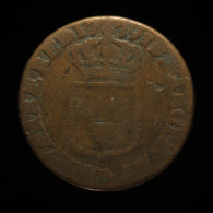 France, Louis XVI, 1 Sol, 1779, Pau (Béarn), Cuivre (Copper), B+ (F), KM#350a - 1774-1791 Louis XVI