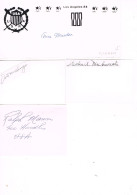 JEUX OLYMPIQUES - AUTOGRAPHES DE MEDAILLES OLYMPIQUES - CONCURRENTS DES ETATS-UNIS  - - Autogramme