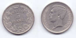 Belgium 5 Francs 1934 (legend In French) Pos. A - 5 Francs & 1 Belga