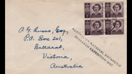 Australian Antarctic 1947 Macquarie Island 7 March 1948 First Mail Cancel - Maximumkaarten