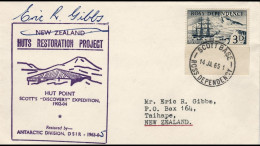 Ross Dependency 1965 Cachet Huts Restoration + Signature Eric Gibbs - Tarjetas – Máxima