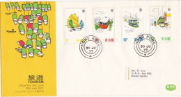 HONG KONG - FDC -  BUSTA  PRIMO GIORNO  - 1977 - FDC