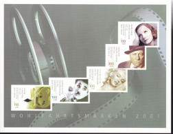 Bund , 2002, 2237/40 MH 46,  MNH **, Wohlfahrt - Schauspieler - 2001-2010