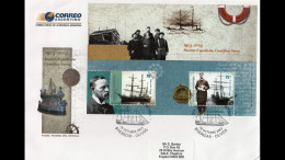 Argentina Olivos 2003 FDC Rescue Swedish Nordenkjold Antarctic Expedition - Cartoline Maximum