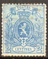 Timbres - Belgique - 1866-67 COB24* - Petit Lion -  Dentelure 14 1/2x14 - Cote 300 - 1866-1867 Piccolo Leone