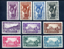 Sénégal            160/169 * - Unused Stamps