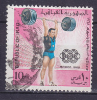 Iraq Irak 1969 Mi. 558 A, 10 F Olympic Games Olympische Sommerspiele, Mexico 1968 Gewichtsheben Weightlifting - Iraq
