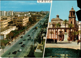 CADIZ - Avda Lopez Pinto E Iglesia De Santiago - Cádiz