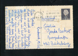 "NIEDERLANDE" 1962, AK Frankatur Mit "LOCHUNG/PERFIN", Stempel "Harlem-Station" (1833) - Covers & Documents