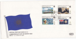 HONG KONG - FDC -  BUSTA  PRIMO GIORNO  - 1983 - FDC