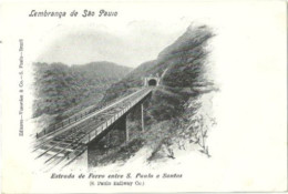 Lembranca De Sao Paulo Estrada De Ferro Entre Sao Paulo E Santos - São Paulo