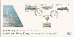 HONG KONG - FDC -  BUSTA  PRIMO GIORNO  - 1984 - FDC