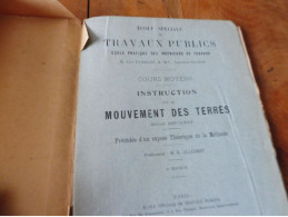 (Rare Procédé) Année 1905 Etude  LES MOUVEMENTS DES TERRES  - Imp Par Duplication Sur Pierre Humide - Dim. 23 X 17 Cm) - 18 Ans Et Plus