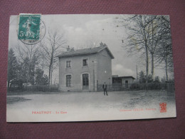 CPA 52 PRAUTHOY La Gare Extérieur - Prauthoy