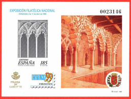 España. Spain. 1999. PO. EXFILNA '99. Zaragoza - Blocs & Hojas